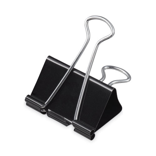 Image of Universal® Binder Clip Zip-Seal Bag Value Pack, Mini, Black/Silver, 144/Pack