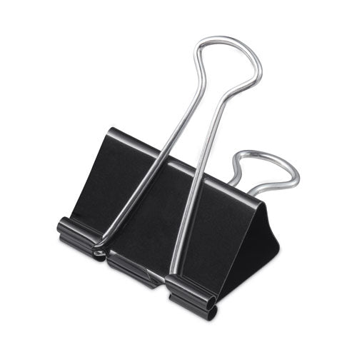 Image of Universal® Binder Clip Zip-Seal Bag Value Pack, Large, Black/Silver, 36/Pack