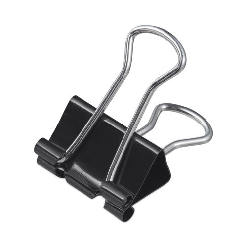 Image of Universal® Binder Clip Zip-Seal Bag Value Pack, Medium, Black/Silver, 36/Pack