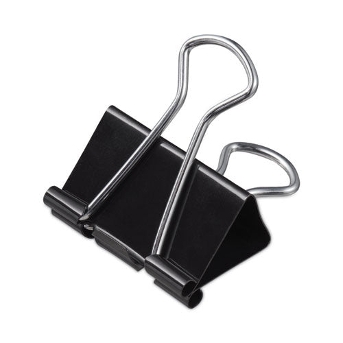 Image of Universal® Binder Clip Value Pack, Mini, Black/Silver, 36/Box