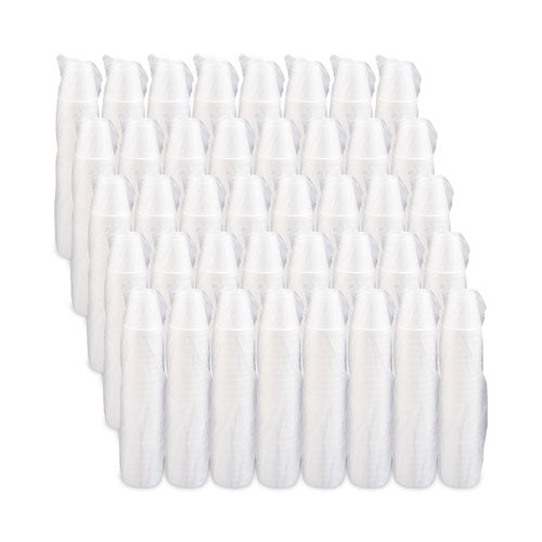 Image of Dart® Foam Drink Cups, 8 Oz, White, 25/bag, 40 Bags/carton