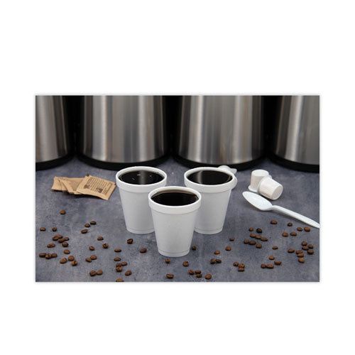 Image of Dart® Foam Drink Cups, 6 Oz, White, 25/bag, 40 Bags/carton