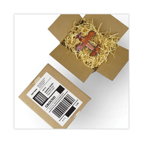 Image of MACO® Cover-All Opaque Laser/inkjet Shipping Labels, Internet Format, 5.5 X 8.5, White, 2 Labels/sheet, 100 Sheets/box