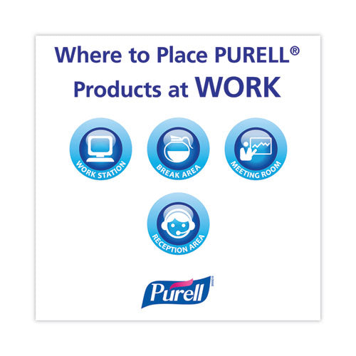 Image of PURELL® Advanced Hand Sanitizer Refreshing Gel, 12 oz Pump Bottle, Clean Scent, 12/Carton