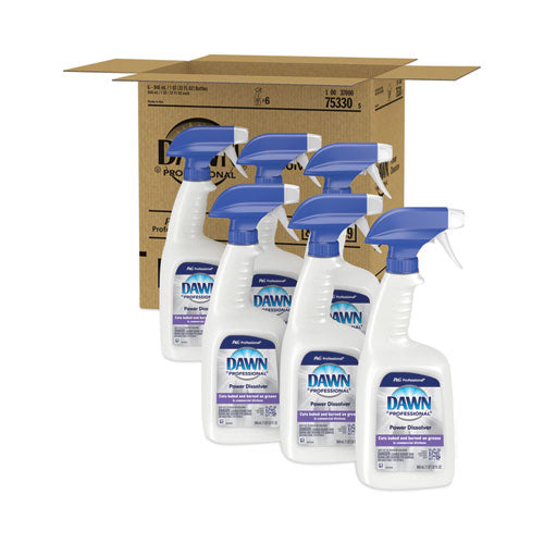 Image of Dawn® Professional Liquid Ready-To-Use Grease Fighting Power Dissolver Spray, 32 Oz Trigger On Spray Bottle, 6/carton