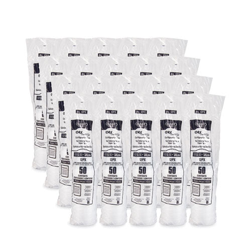 Image of Dart® Conex Clearpro Plastic Cold Cups, 12 Oz, Clear, 50/sleeve, 20 Sleeves/carton