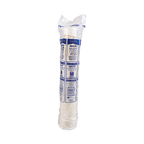 Image of SOLO® Double Sided Poly Paper Cold Cups, 21 oz, Symphony Design, 50/Pack, 20 Packs/Carton