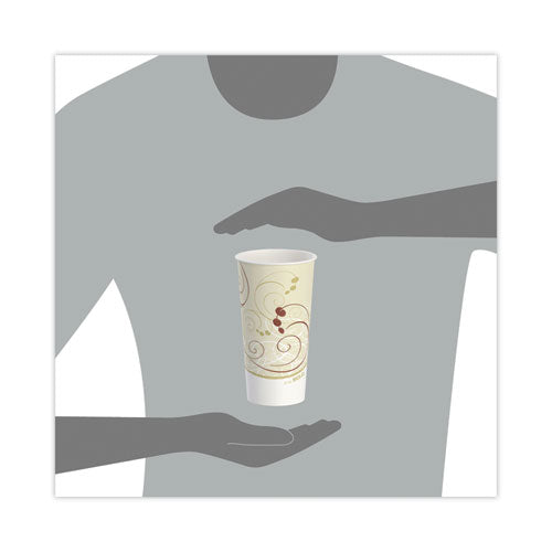 Image of SOLO® Double Sided Poly Paper Cold Cups, 21 oz, Symphony Design, 50/Pack, 20 Packs/Carton