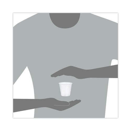 Image of Dart® High-Impact Polystyrene Cold Cups, 3.5 oz, Plastic, Translucent, 100/Pack