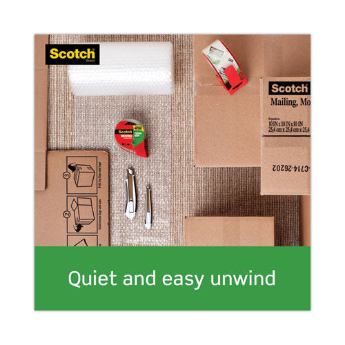 Image of Scotch® Tough Grip Moving Packaging Tape, 3" Core, 1.88" X 54.6 Yds, Clear, 6/pack