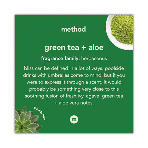 Image of Method® Foaming Hand Wash, Green Tea and Aloe Scent, 10 oz, 6/Carton