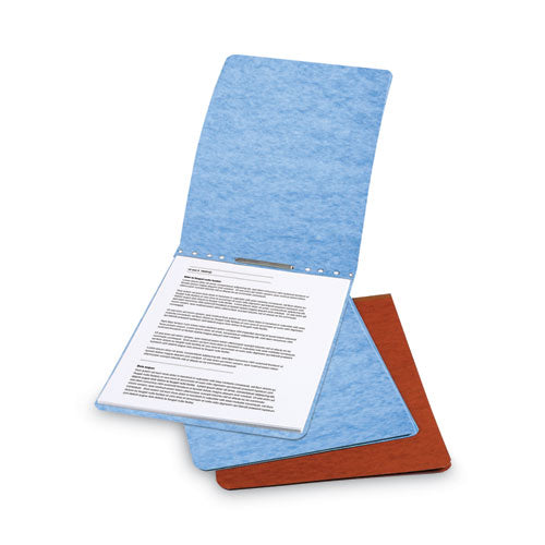 Image of ACCO PRESSTEX Report Cover with Tyvek Reinforced Hinge, Top Bound, Two-Piece Prong Fastener, 2" Capacity, 8.5 x 11, Light Blue