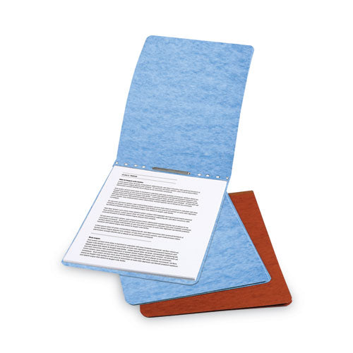 Image of ACCO Presstex Report Cover With Tyvek Reinforced Hinge, Top Bound, Two-Piece Prong Fastener, 2" Capacity, 8.5 X 14, Light Blue