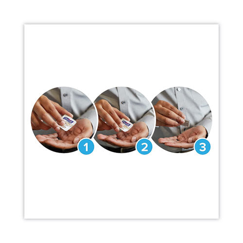 Image of PURELL® Advanced Hand Sanitizer Single Use, Gel, 1.2 mL, Packet, Fragrance-Free, 2,000/Carton
