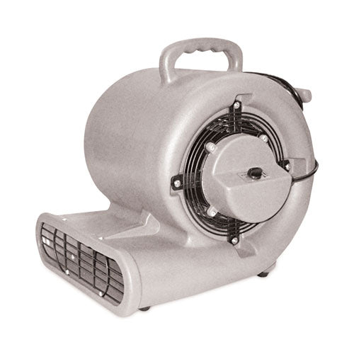 Image of Mercury Floor Machines Air Mover, Three-Speed, 1,500 Cfm, Gray, 20 Ft Cord