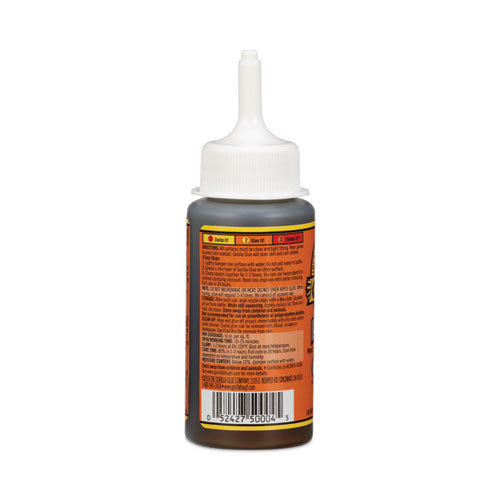Image of Gorilla® Original Formula Glue, 4 oz, Dries Light Brown