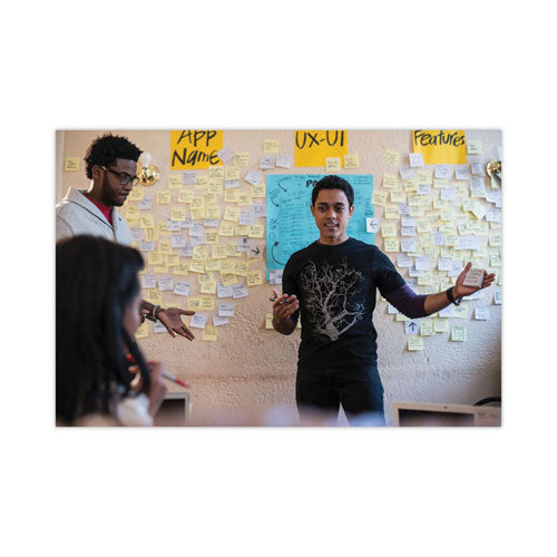 Image of Post-it® Dispenser Notes Super Sticky Pop-up 3 x 3 Note Refill, Cabinet Pack, 3" x 3", Canary Yellow, 90 Sheets/Pad, 18 Pads/Pack
