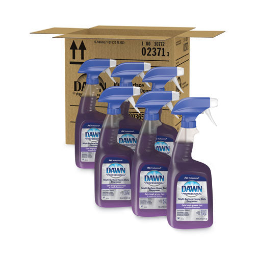 Image of Dawn® Professional Multi-Surface Heavy Duty Degreaser, Fresh Scent, 32 oz Spray Bottle, 6/Carton