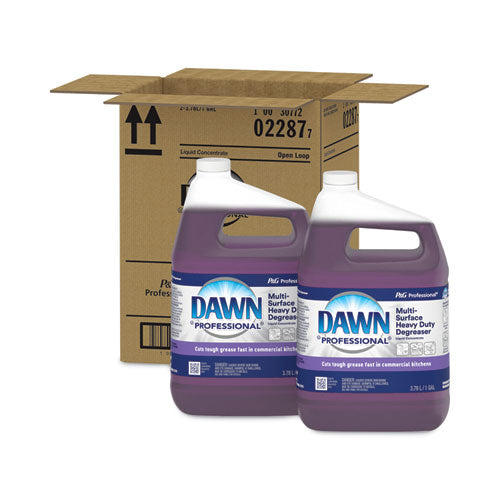 Image of Dawn® Professional Multi-Surface Heavy Duty Degreaser, Fresh Scent, 1 gal Bottle, 2/Carton