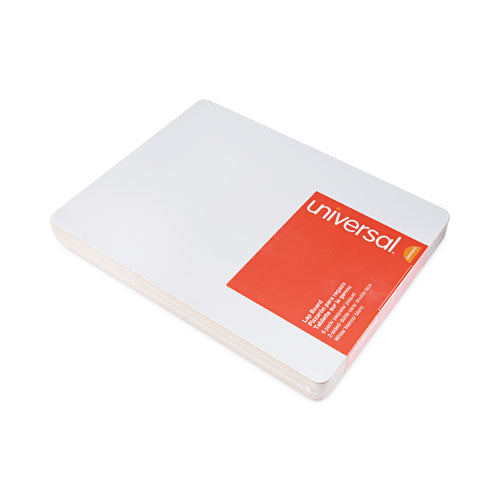Image of Universal® Lap/Learning Dry-Erase Board, 11.75" x 8.75", White Surface, 6/Pack