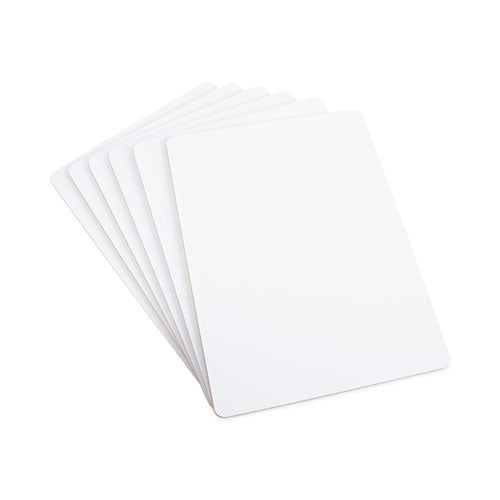 Image of Universal® Lap/Learning Dry-Erase Board, 11.75" x 8.75", White Surface, 6/Pack