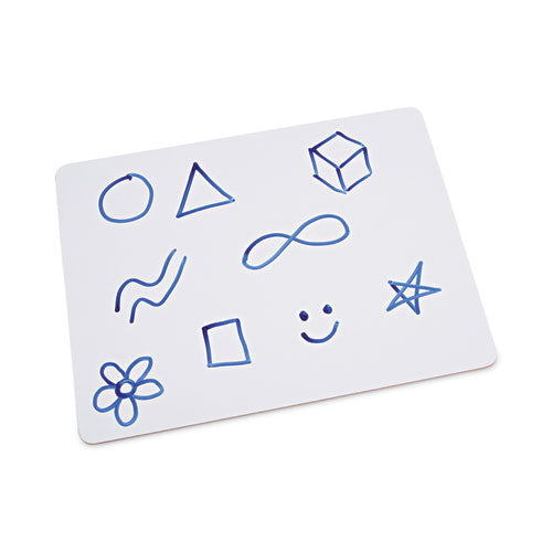 Image of Universal® Lap/Learning Dry-Erase Board, 11.75" x 8.75", White Surface, 6/Pack