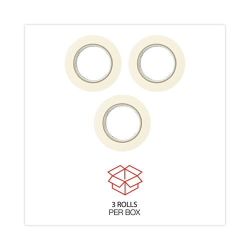 Image of Universal® General-Purpose Masking Tape, 3" Core, 24 Mm X 54.8 M, Beige, 3/pack
