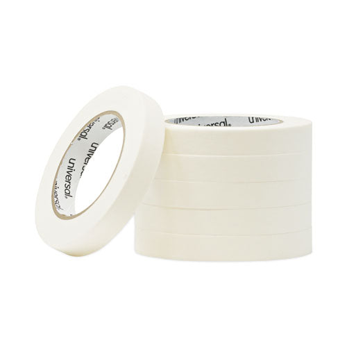 Image of Universal® Removable General-Purpose Masking Tape, 3" Core, 18 Mm X 54.8 M, Beige, 6/pack