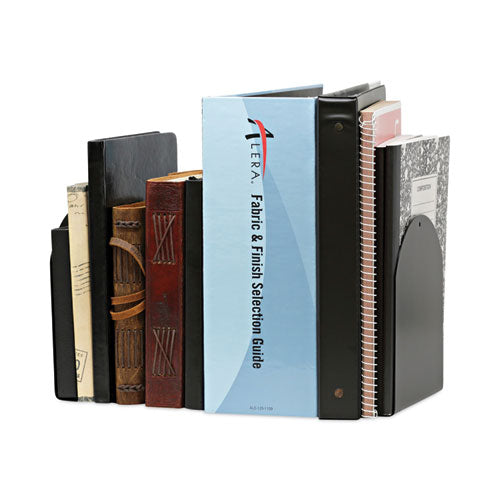 Image of Universal® Magnetic Bookends, 6 x 5 x 7, Metal, Black, 1 Pair