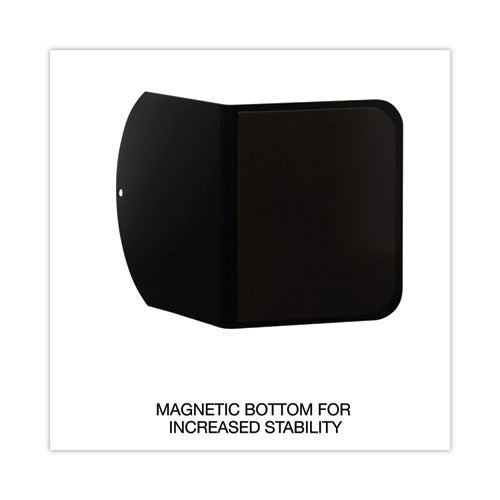 Image of Universal® Magnetic Bookends, 6 x 5 x 7, Metal, Black, 1 Pair