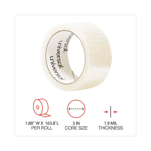 Image of Universal® General-Purpose Box Sealing Tape, 3" Core, 1.88" X 54.6 Yds, Clear