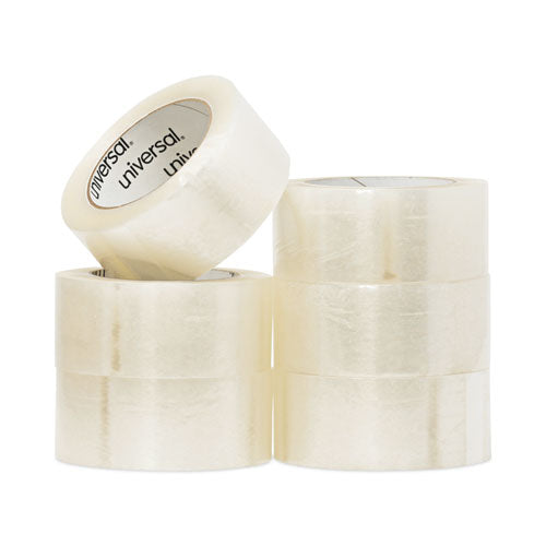Image of Universal® General-Purpose Box Sealing Tape, 3" Core, 1.88" X 110 Yds, Clear, 6/pack