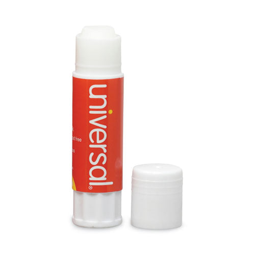 Image of Universal® Glue Stick, 0.28 Oz, Applies And Dries Clear, 12/pack