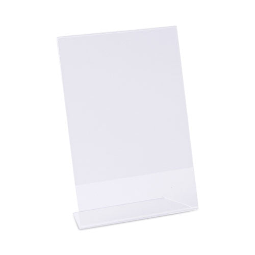 Image of Universal® Clear L-Style Freestanding Frame, 5 X 7 Insert, 3/pack
