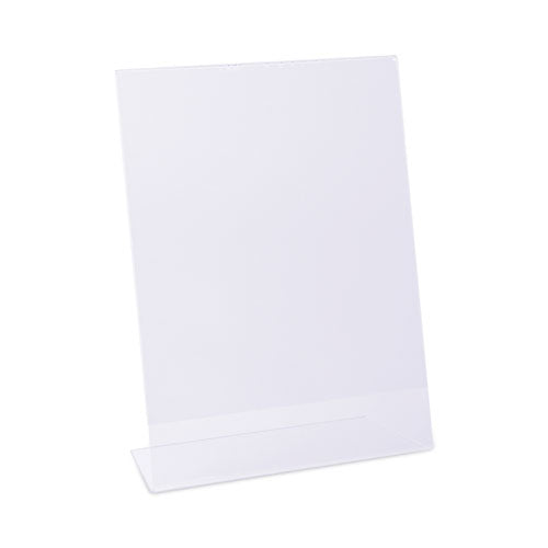 Image of Universal® Clear L-Style Freestanding Frame, 8.5 x 11 Insert, 3/Pack