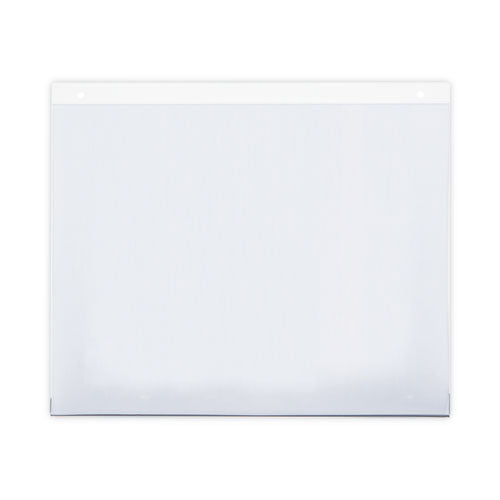 Image of Universal® Wall Mount Sign Holder, 11 x 8.5, Horizontal, Clear, 2/Pack