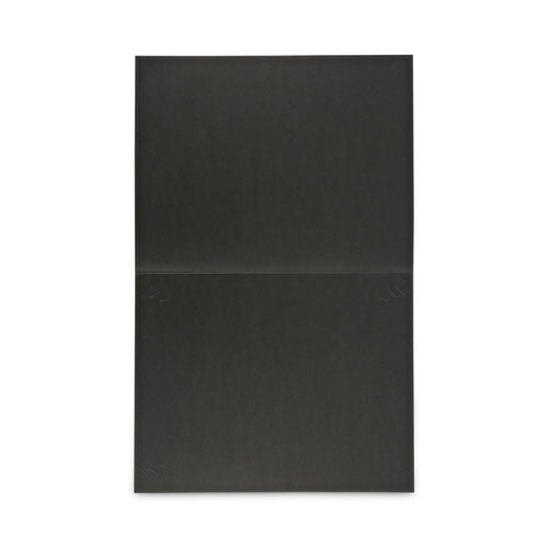 Image of Universal® Certificate/Document Cover, 8.5 x 11; 8 x 10; A4, Black, 6/Pack