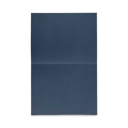 Image of Universal® Certificate/Document Cover, 8.5 x 11; 8 x 10; A4, Navy, 6/Pack