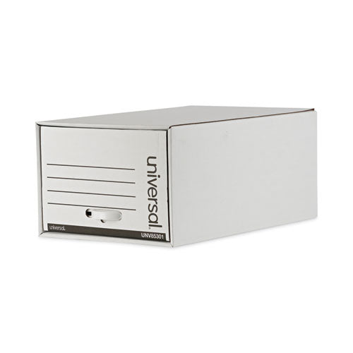 Image of Universal® Heavy-Duty Storage Drawers, Legal Files, 17.25" X 25.5" X 11.5", White, 6/carton