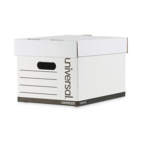 Image of Universal® Professional-Grade Heavy-Duty Storage Boxes, Letter/legal Files, White, 12/carton
