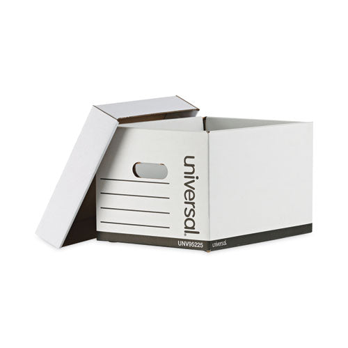 Image of Universal® Professional-Grade Heavy-Duty Storage Boxes, Letter/legal Files, White, 12/carton