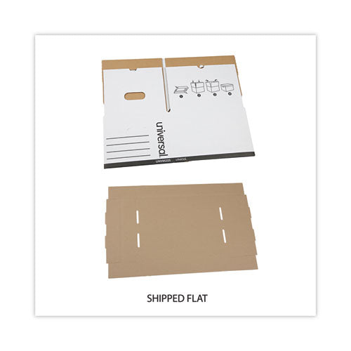 Image of Universal® Professional-Grade Heavy-Duty Storage Boxes, Letter/legal Files, White, 12/carton