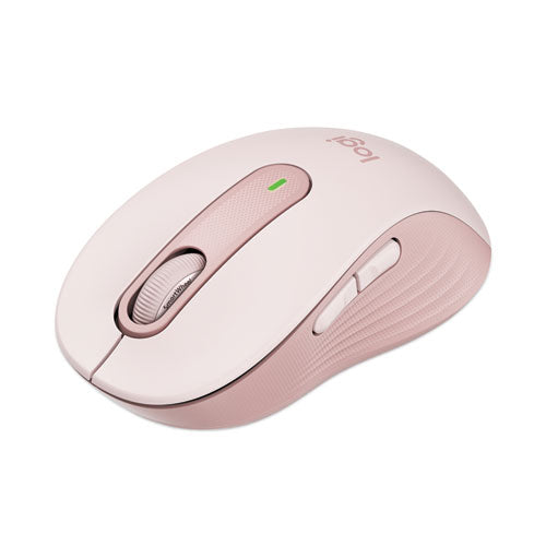 Image of Logitech® Signature M650 Wireless Mouse, Medium, 2.4 GHz Frequency, 33 ft Wireless Range, Right Hand Use, Rose
