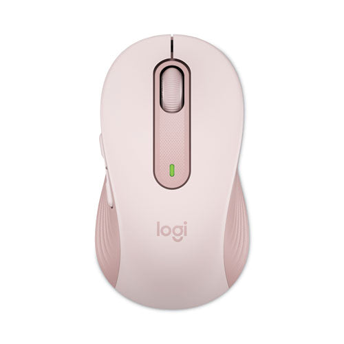 Image of Logitech® Signature M650 Wireless Mouse, Medium, 2.4 GHz Frequency, 33 ft Wireless Range, Right Hand Use, Rose