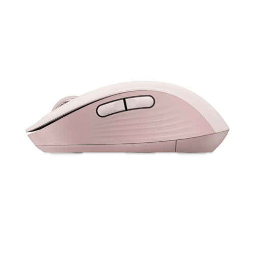 Image of Logitech® Signature M650 Wireless Mouse, Medium, 2.4 GHz Frequency, 33 ft Wireless Range, Right Hand Use, Rose