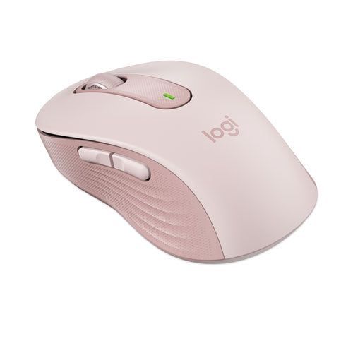 Image of Logitech® Signature M650 Wireless Mouse, Medium, 2.4 GHz Frequency, 33 ft Wireless Range, Right Hand Use, Rose