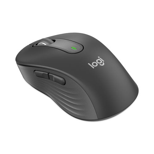 Image of Logitech® Signature M650 for Business Wireless Mouse, Medium, 2.4 GHz Frequency, 33 ft Wireless Range, Right Hand Use, Graphite