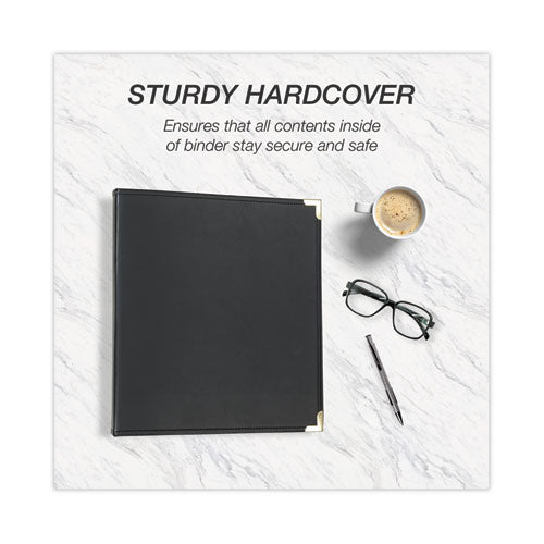 Image of Samsill® Classic Collection Ring Binder, 3 Rings, 2" Capacity, 11 X 8.5, Black
