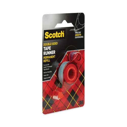 Image of Scotch® Refill for the Redesigned Scotch 6055 Tape Runner Dispenser, 0.31" x 49 ft, Dries Clear