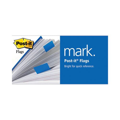 Image of Post-it® Flags Highlighting Page Flags, 4 Bright Colors, 0.5 x 1.75, 35/Color, 4 Dispensers/Pack